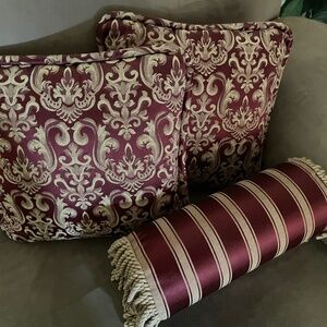 3 custom made jcpenny decorative pillows